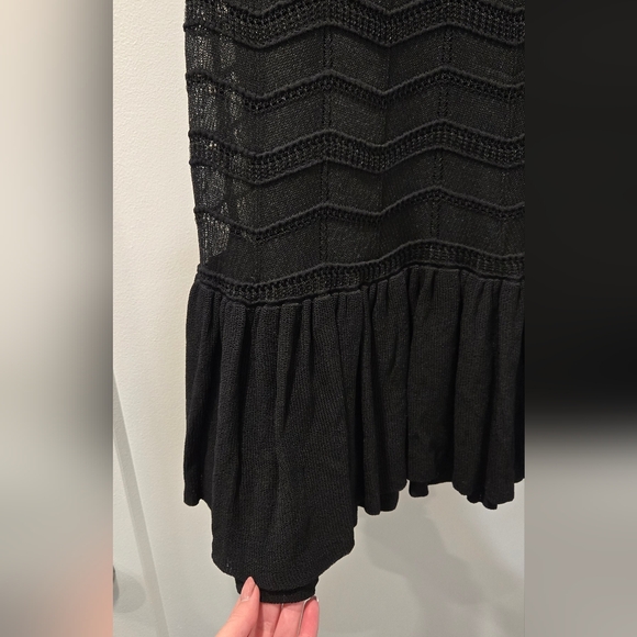 NWT Ted Baker Black Knit Dress - Picture 8 of 8